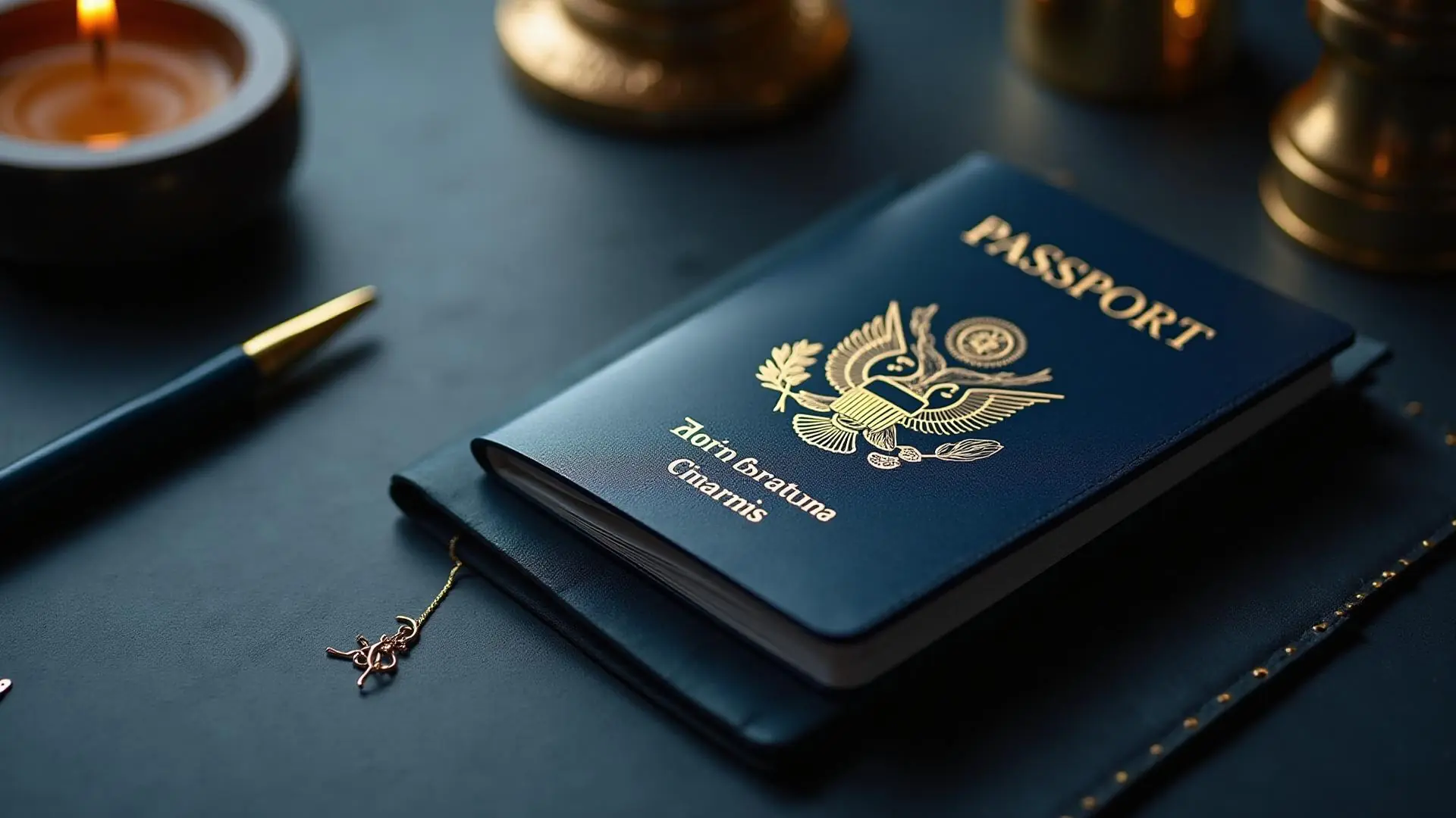 书桌上的护照与文件 —— 投资入籍与全球流动规划